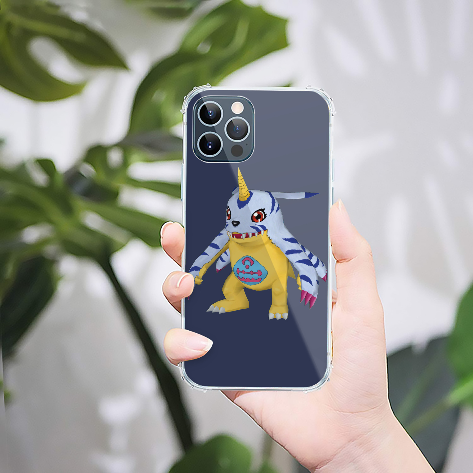 （画像用） Digimon デジタルモンスター/デジモン 【iPhone 12シリーズ対応】透明スマホケース（クリアソフトケース）